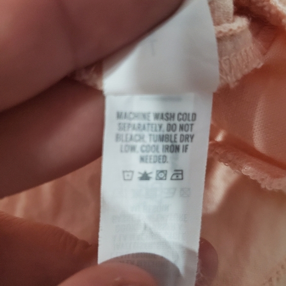 Aerie Cami Women's Size Large Pink Cami Cropped Pastel Coquette Soft Girl Sweet - Picture 7 of 9